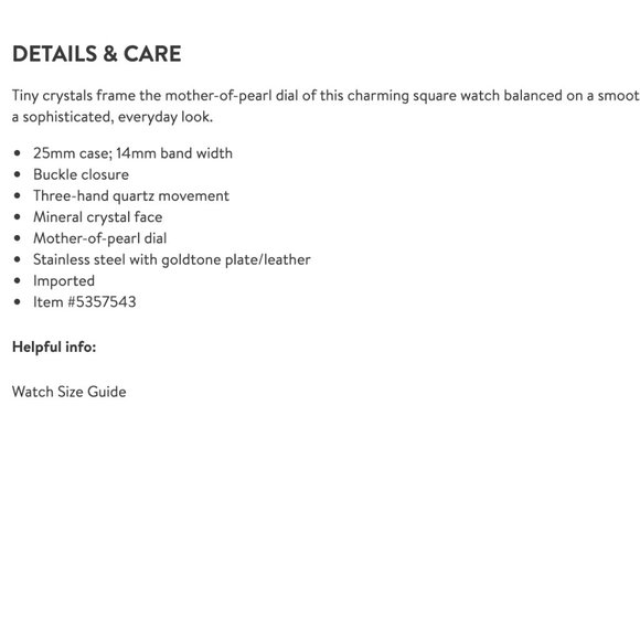 Kate Spade Washington Square Watch New in Box main image 5